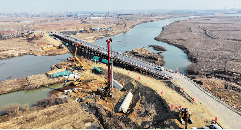 黑龙江省交通基础设施灾后重建项目掀起施工热潮
